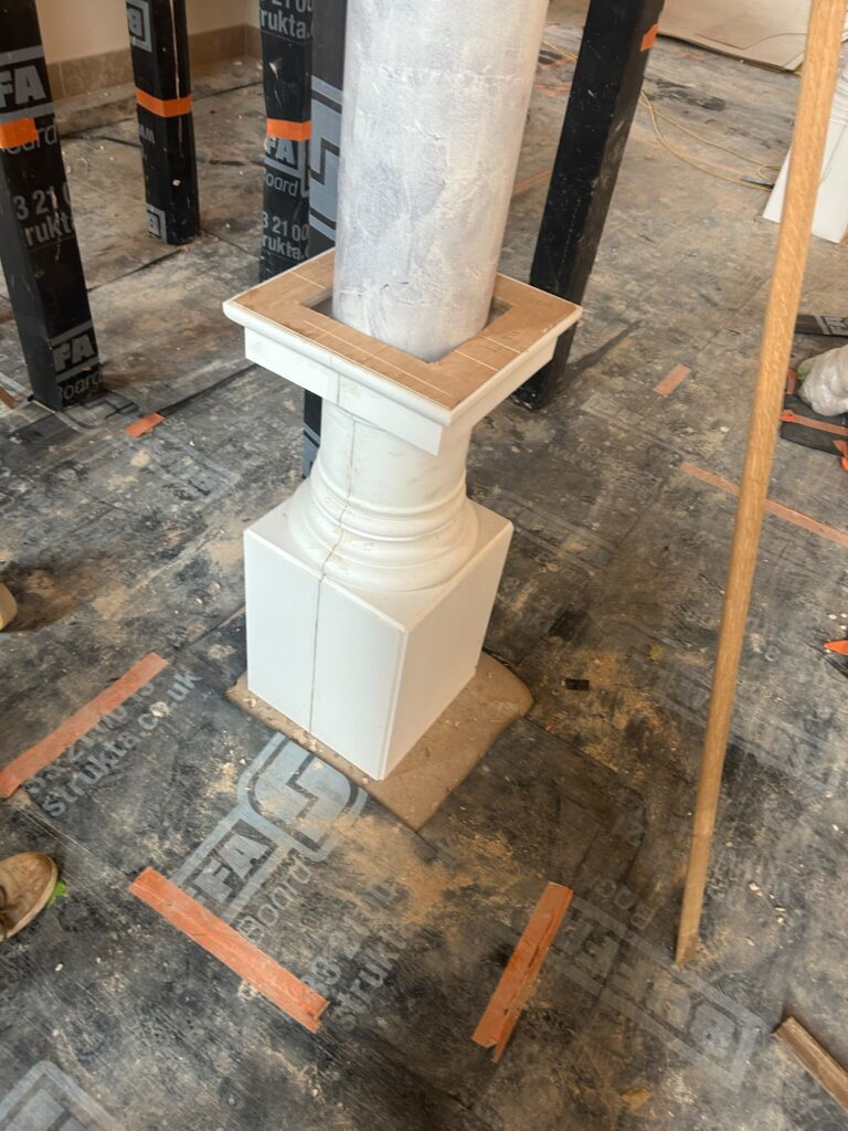 09 church column restoration detail